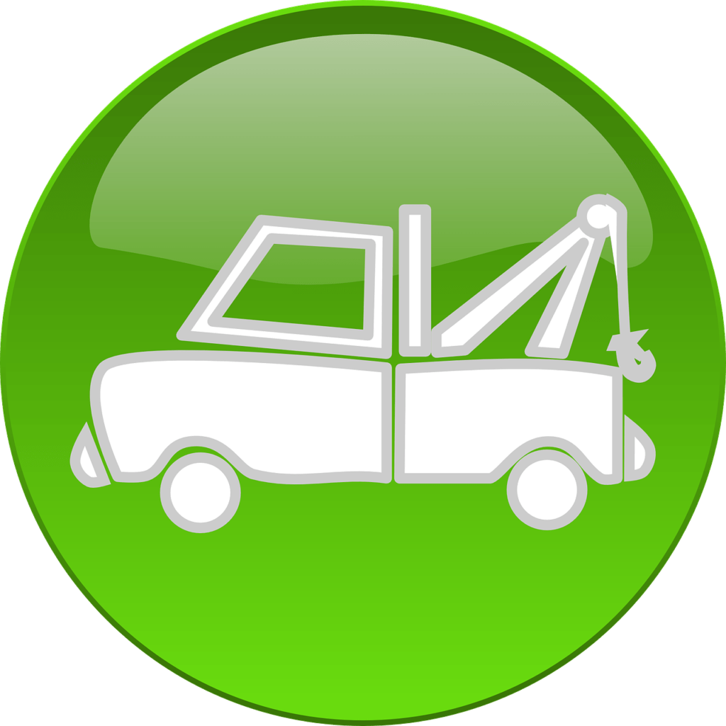 Should you tip tow truck drivers?
Grey and white tow truck doodle inside a green circle Image by Clker-Free-Vector-Images from Pixabay